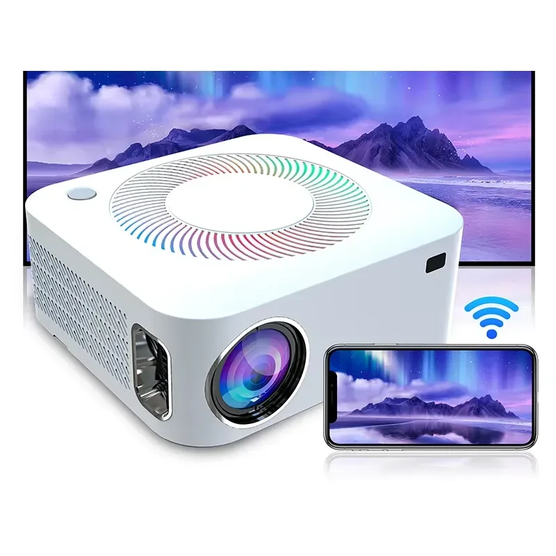 XNANO X5 Projectors With WiFi and Bluetooth 4K HD 20000L Portable Movie Outdoor Home Video Smart RK3566 Projectors
