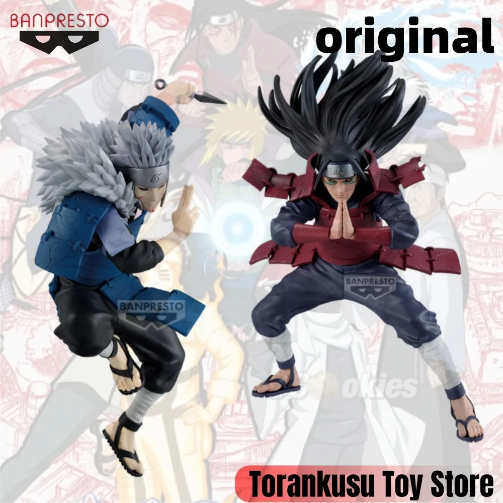 Banpresto NARUTO SHIPPUDEN Anime Senju Hashirama & Senju Tobirama Actionfiguren FIGLIVE Modellfigur Original Figuarts