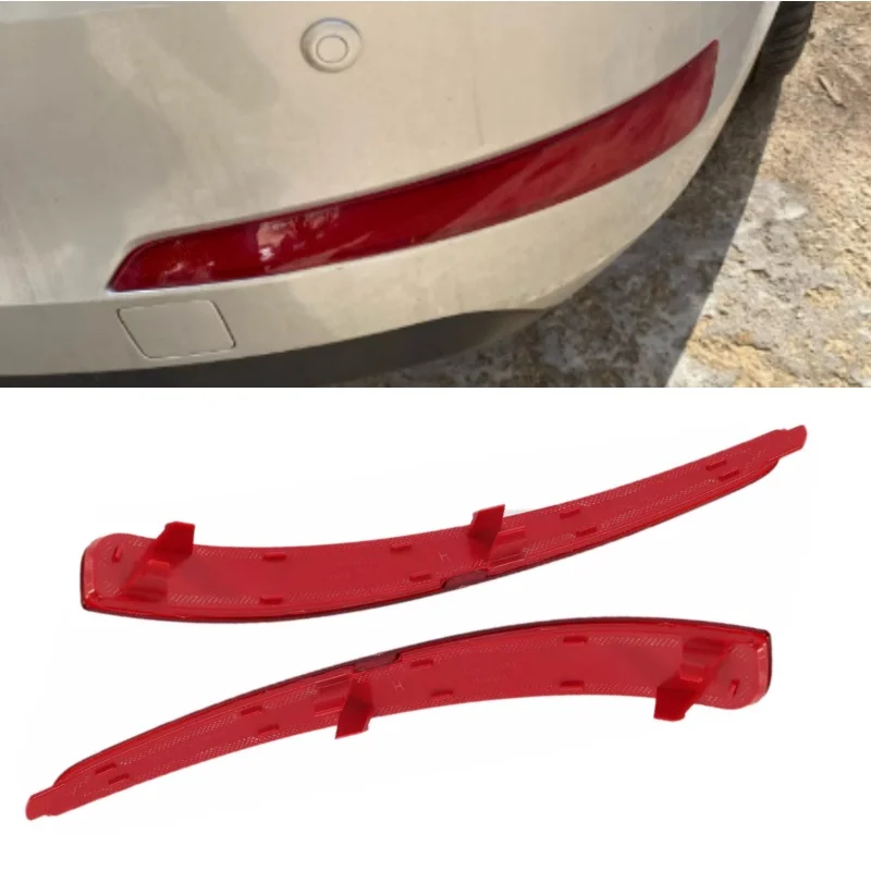 

5E5945105 5E5945106 1 Pair Rear Bumper Reflector Red Lens Reflective Warning Strips For Skoda Octavia 5E A7 Sedan 2013-2017
