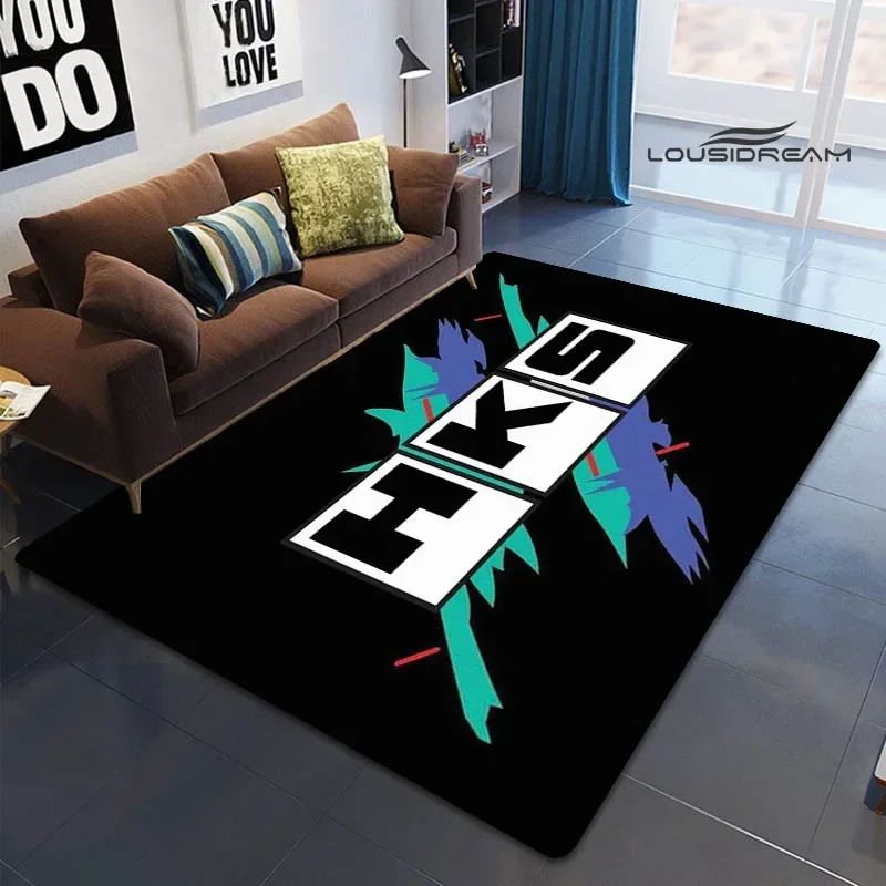 

HKS Racing car logo printed carpet living room bedroom carpet Fashion yoga mat non-slip doormat photography props birthday gift