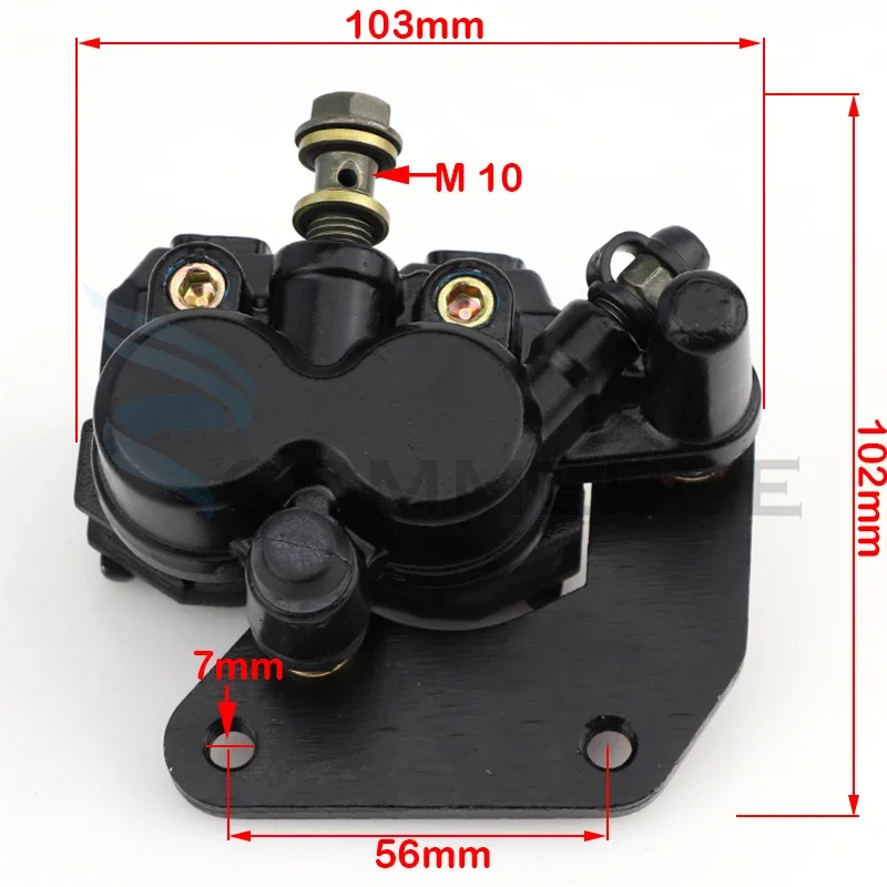 Motorcycle Rear Disc Hydraulic Brake Caliper Disc brake oil brake pump For 110cc-125cc ATV Go Kart Buggy Quad Dirt Bike parts