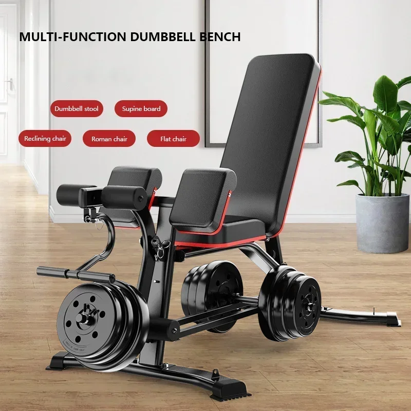 

Dumbbell Waist Exercise Bench, Home Abdominal Fitness Training Auxiliary Bench, Upgraded Multifunctional Dumbbell Bench