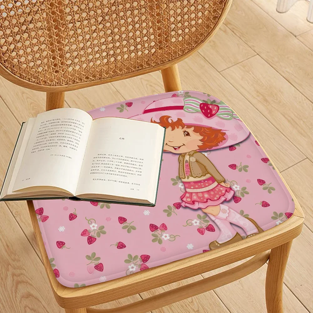 Cartoon S-Strawberry S-Shortcake Simplicity Multi-Color Chair Cushion Soft Office Car Seat Comfort 45x45cm Chair Cushions