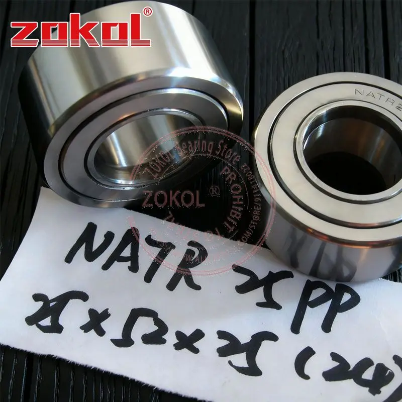 ZOKOL نير نوع المسار بكرات محامل NATR NATV 5 6 8 10 12 15 17 20 25 30 35 40 45 50 PP X أسطواني أسطواني ZOKOL #5