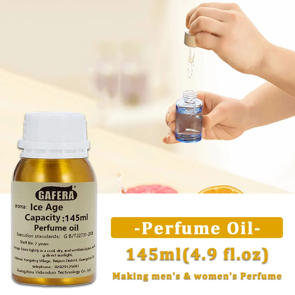 

GAFERA 145ml Ice Age Black Opium Perfume Oil Essential Oil For DIY Men's Women's Perfume Handmade Self-Adjusting Brand Fragrance