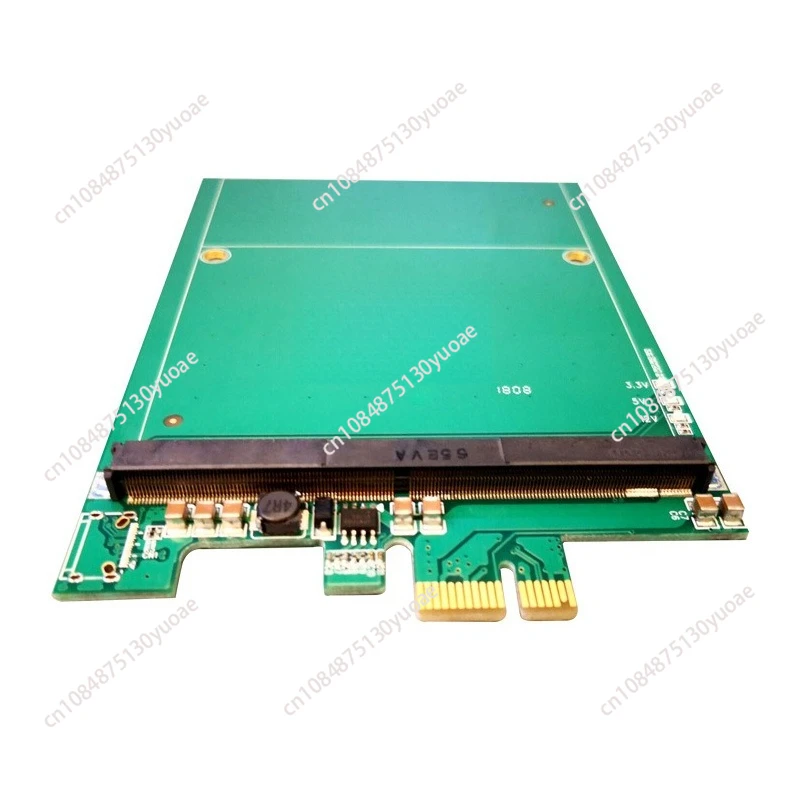 PCI para Express 1X a MXM Placa elevadora PCI e a MXM3.0 Tarjeta adaptadora elevadora 75W con LED para minería de tarjetas gráficas