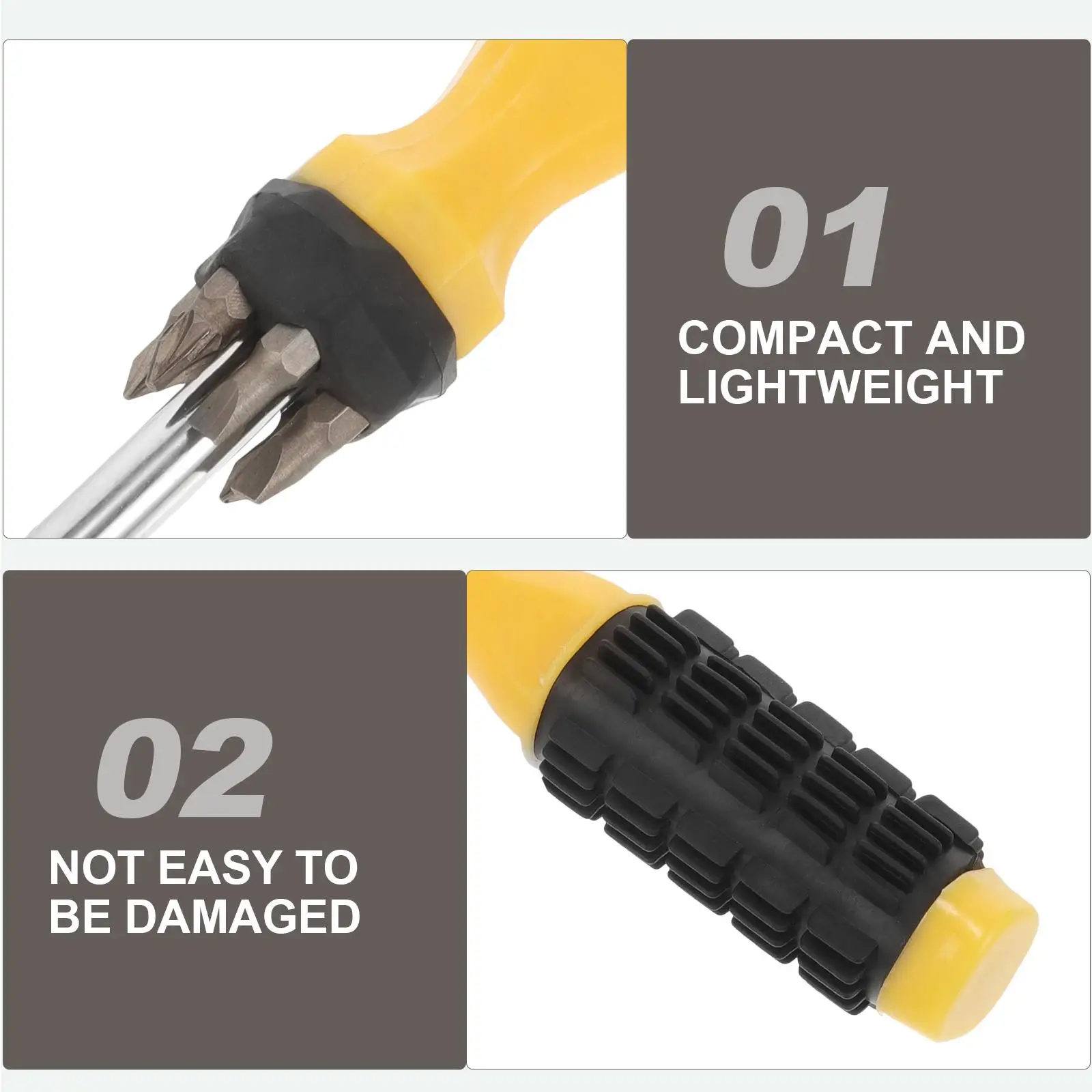 Screwdriver Storage Box Compact Plastic Hidden Cash Compartment Money Hider Travel Organizer Valuables Safe Portable Toolbox