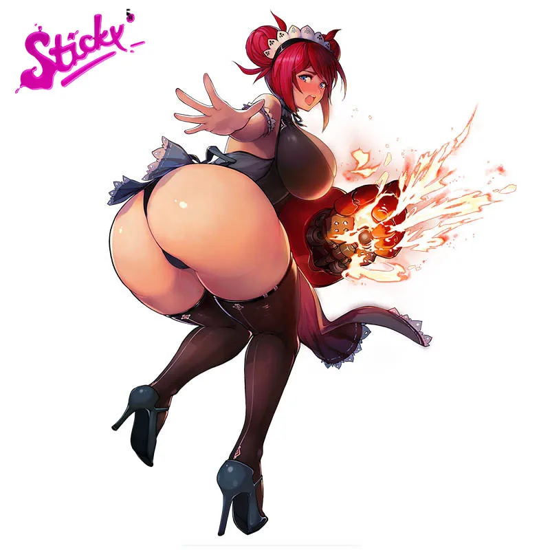 STICKY Hentai Waifu Anime Fotia Last Origin Game Silk Stockings Beauty Car Sticker Decal Decor Motorcycle Laptop Guitar Vinyl