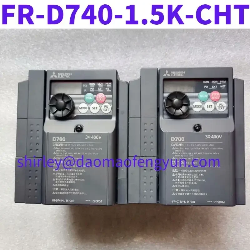 Used 1.5kw frequency converter FR-D740-1.5K-CHT original disassembly