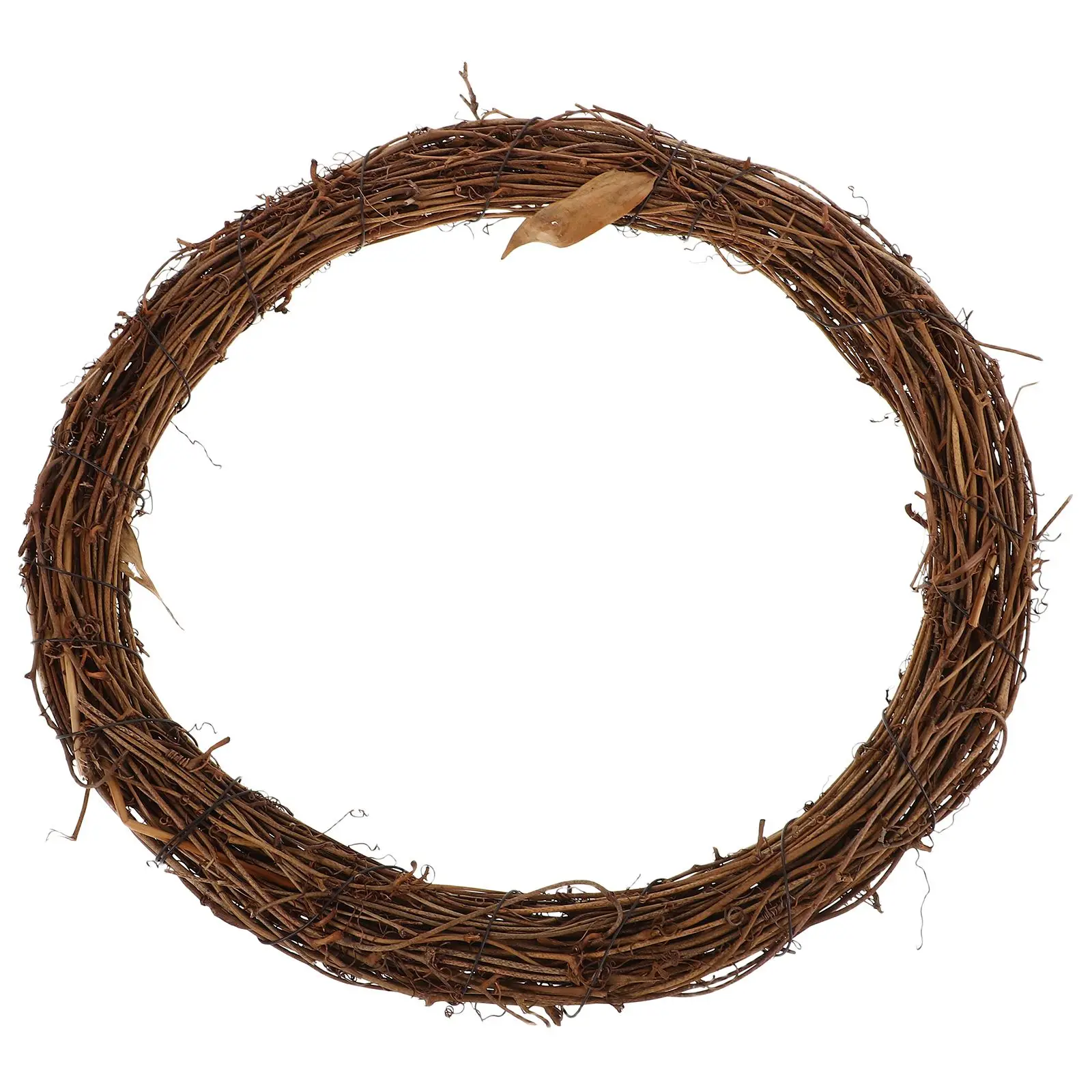 S หวายวงกลมตกแต่งขนาดเล็กพวงหรีดสําหรับงานฝีมือคริสต์มาส Garland MINI แหวน DIY Grapevine อุปกรณ์เสริมรอบตกแต่งบ้าน