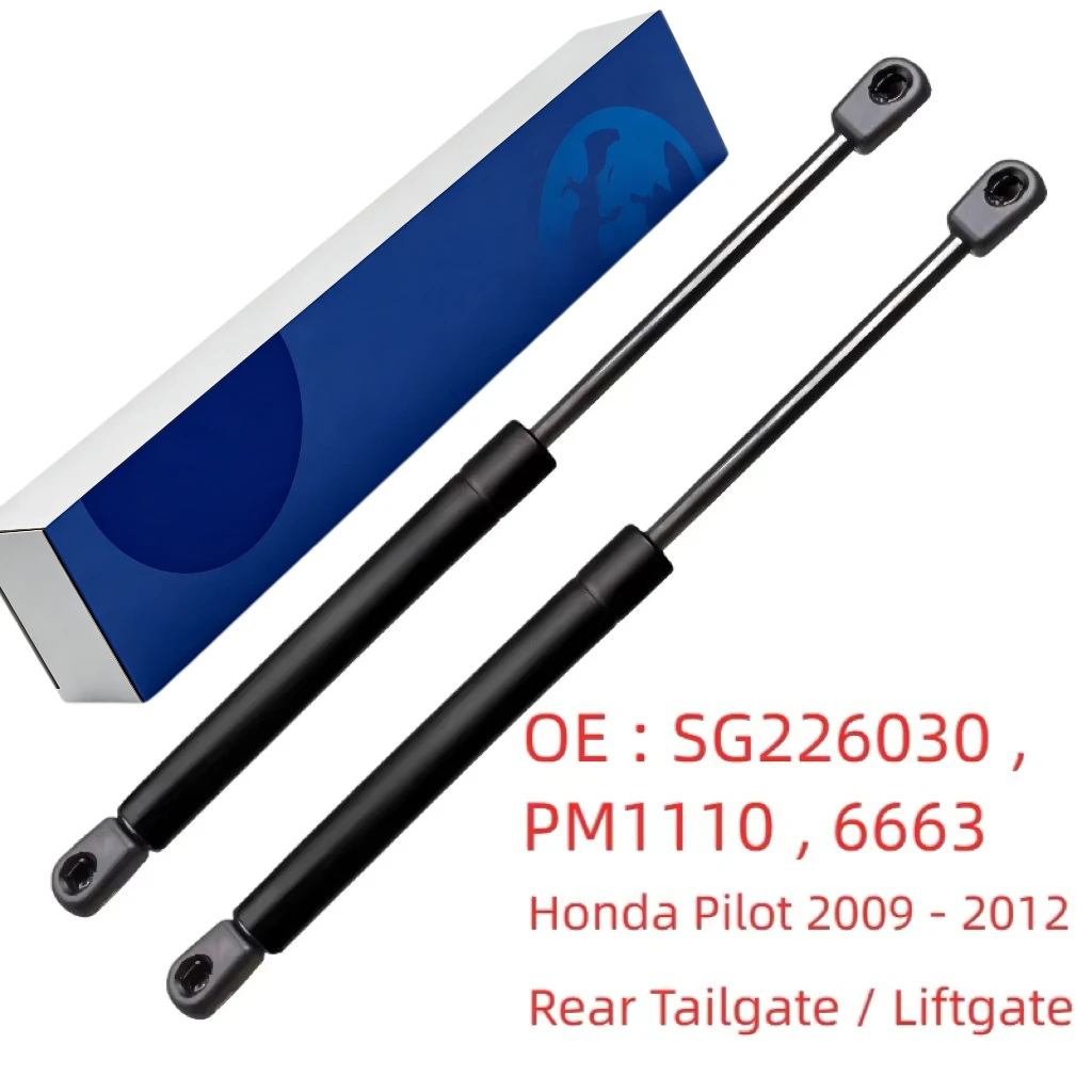 BOXI 2Pcs Gas Struts Lift Supports OE SG226030 PM1110 6663 For Honda Pilot 2009 - 2012 Rear Hatch Strut Without Power Liftgate