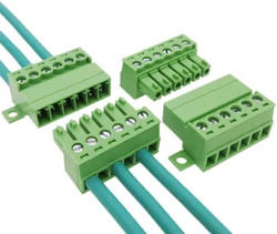 10Pairs Docking Female Male with Lock Fix Butt Joint 2EDGK 15EDGRKC-3.81 2-24P Plug-in Solder-free Wire Terminal Block Connector