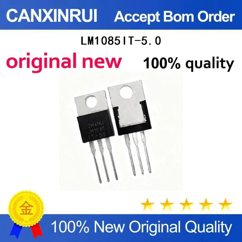 (5-100 Pieces) Brand new domestically produced LM1085IT-5.0 LM1085 low voltage drop regulator transistor direct insertion TO-220