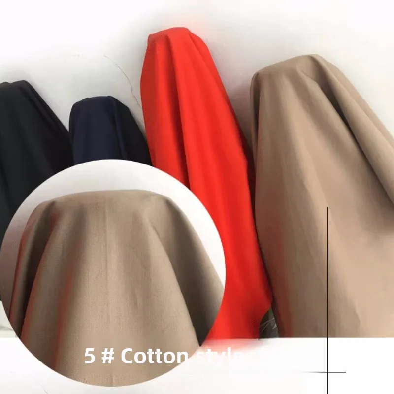 

Хлопковая эластичная ткань для одежды, однотонные брюки, рабочая одежда, ткань для домашнего дизайна, ткань для шитья своими руками, материал на метр