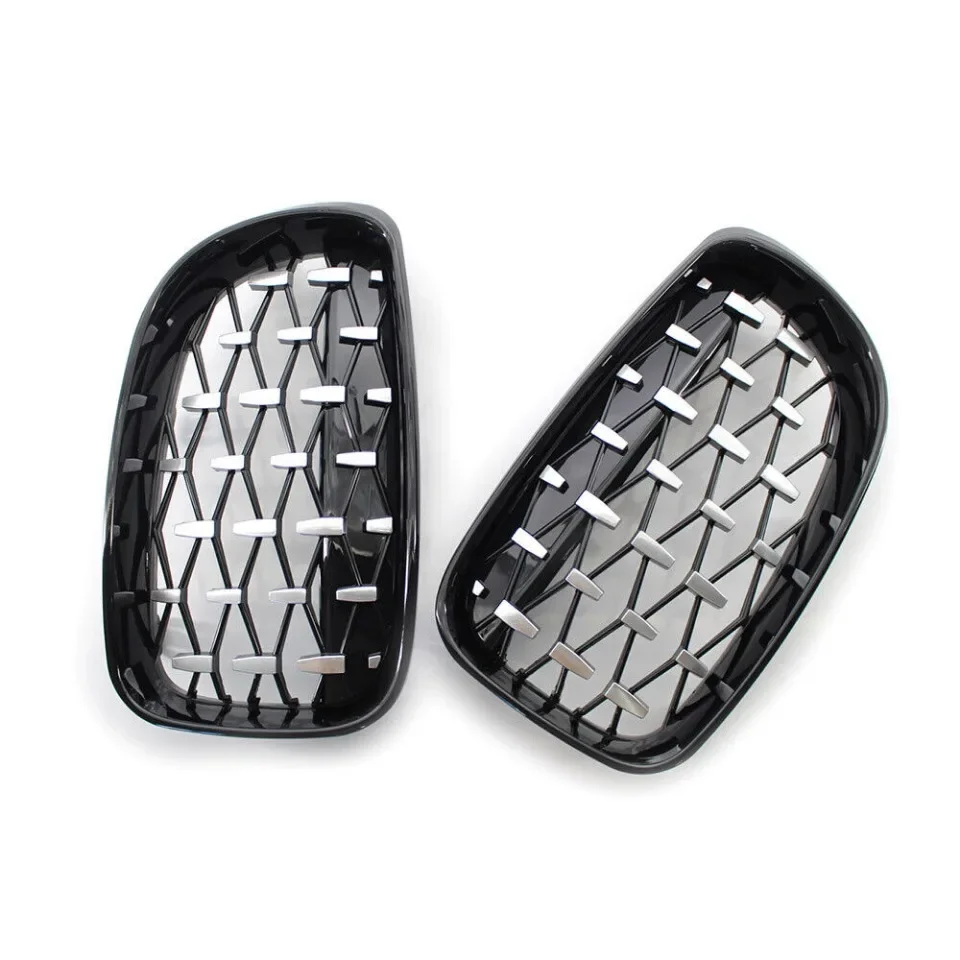 Für bmw e81 e87 e82 e88 128i 130i 135i Auto Front stoßstange Nieren gitter Renn gitter Gitter glänzend schwarz Doppel latten Grill 07-11 – Detail 11