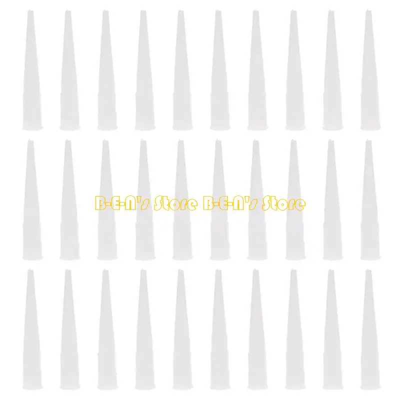 Y1AD 30x Replacement Extension Tool Supplies Caulk Nozzle Tip Tool Caulking Nozzle for Kitchen Bathroom Window Reusable