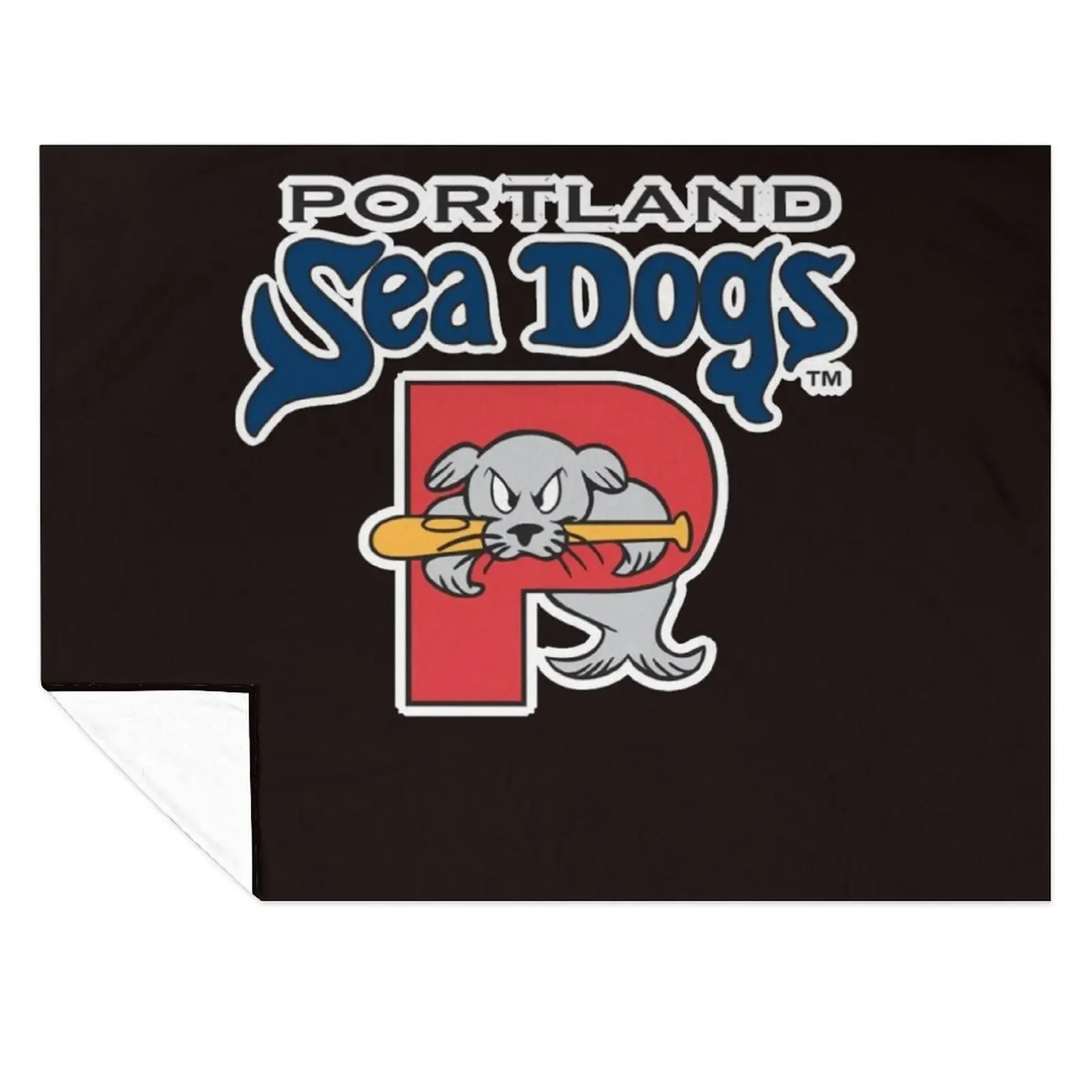 

Portland of Sea Dogs Classic T-Shirt Throw Blanket Stuffeds Hairy for winter Thermal Blankets