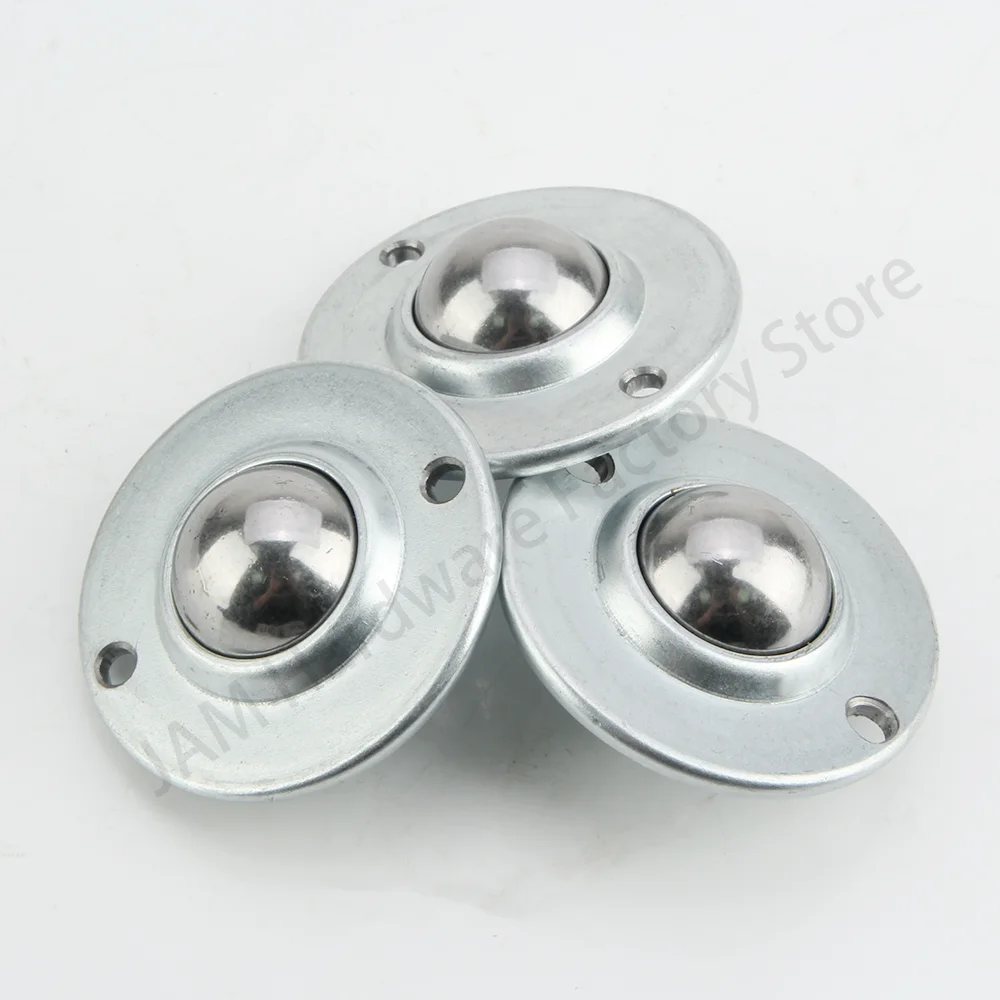 Stainless/Carbon Steel Nylon CY-19B Ball Caster Swivel Ball Universal Pulley Casters Steel Round Eye Round Wheel For Machinery