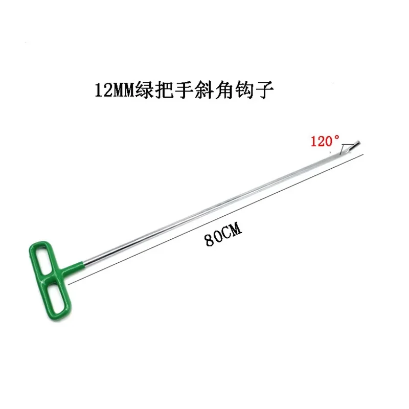 80Cm Long 12Mm Diameter PDR Rod, M8 Thread Interchangeable Hook Tip, Paintless Dent Removal Tool For Hail Damage Repair