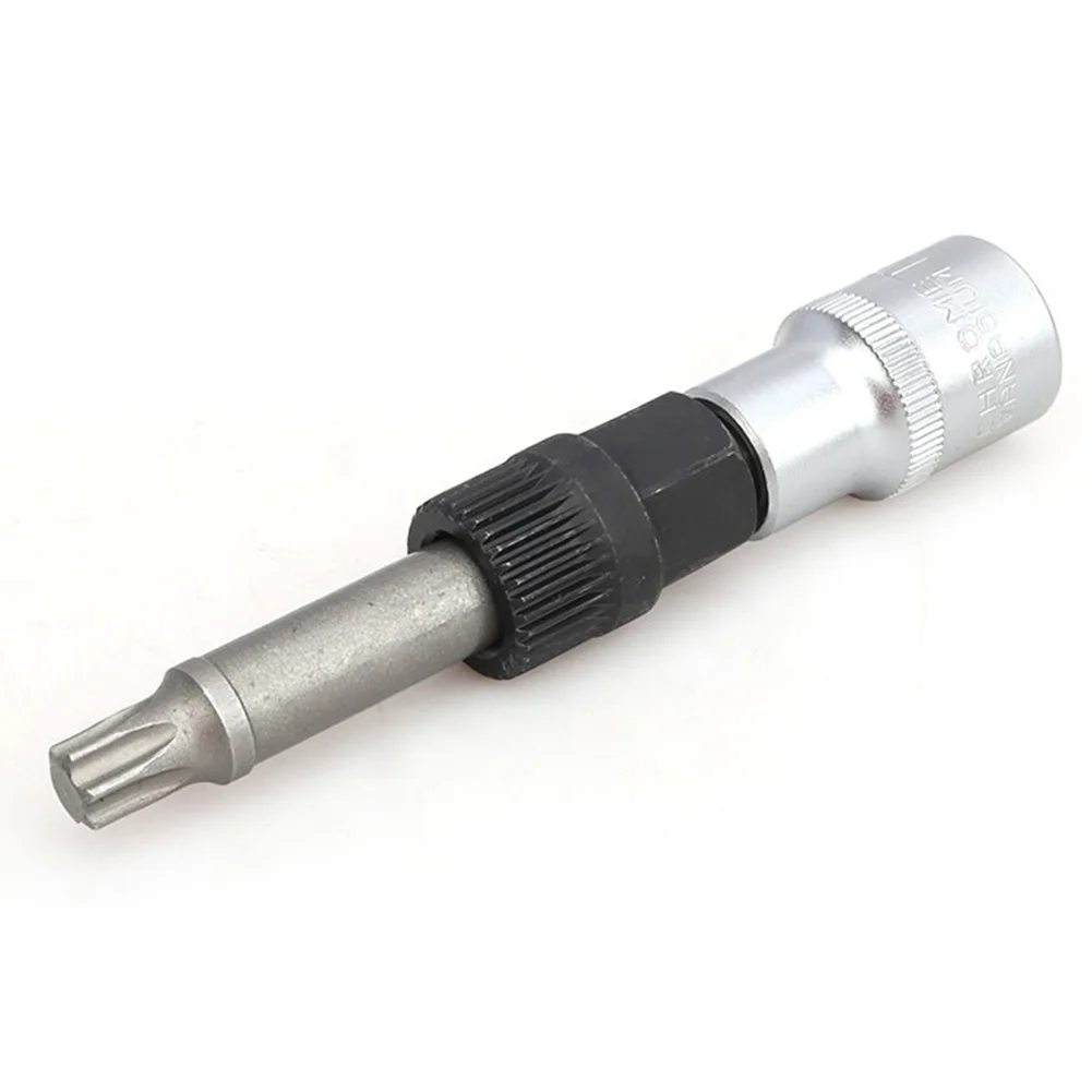Llave Para Polea De Alternador De 33 Dientes - Herramienta De Extracción, Uso Con Trinquete De 1/2", Longitud 11 Cm
