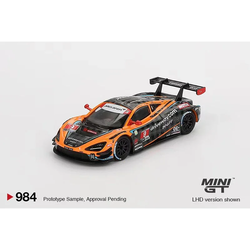 Przedsprzedaż MINIGT 984 1:64 McLaren 720S GT3 Evo Pfaff Motorsports 2024 IMSA Daytona 24 Hrs Diecast Diorama Model samochodu Zabawki