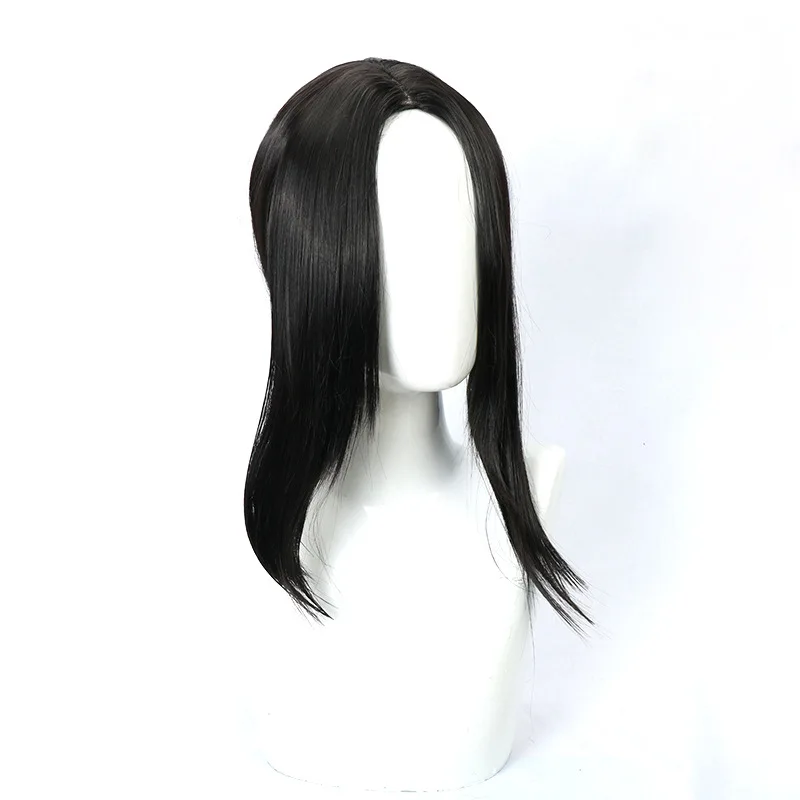 Naruto Uchiha Itachi estilo preto anime peruca cosplay de seda de alta temperatura