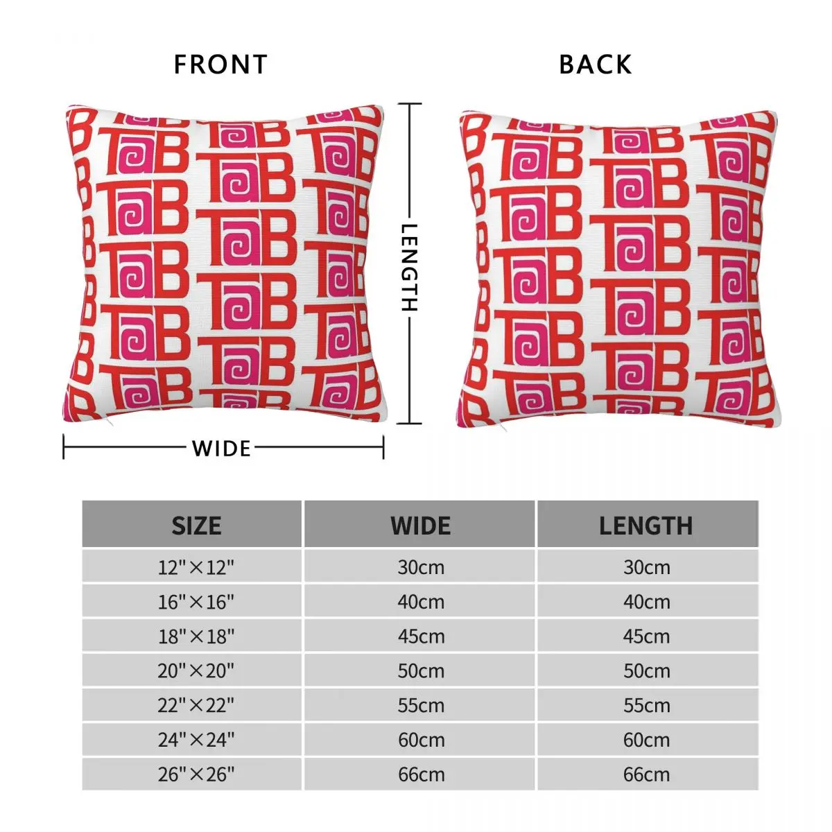 Tab Diet Soda Vintage Square Pillowcase Polyester Linen Velvet Printed Zip Decor Throw Pillow Case Car Cushion Cover