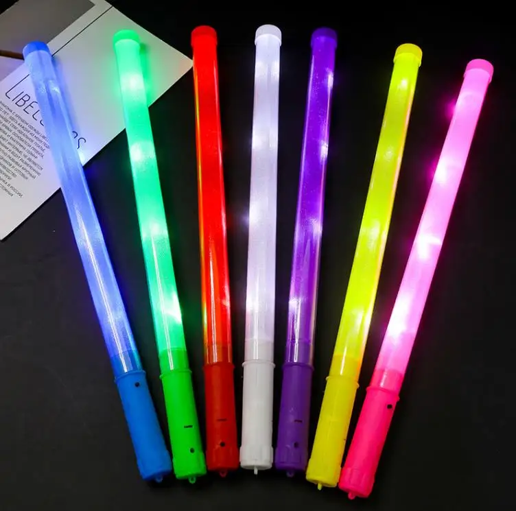 LED Glow Stick Flashlight Light up Flashing Sticks Wand for Party Concert Event Cheer Atmosphere props Kids Toys SN4071