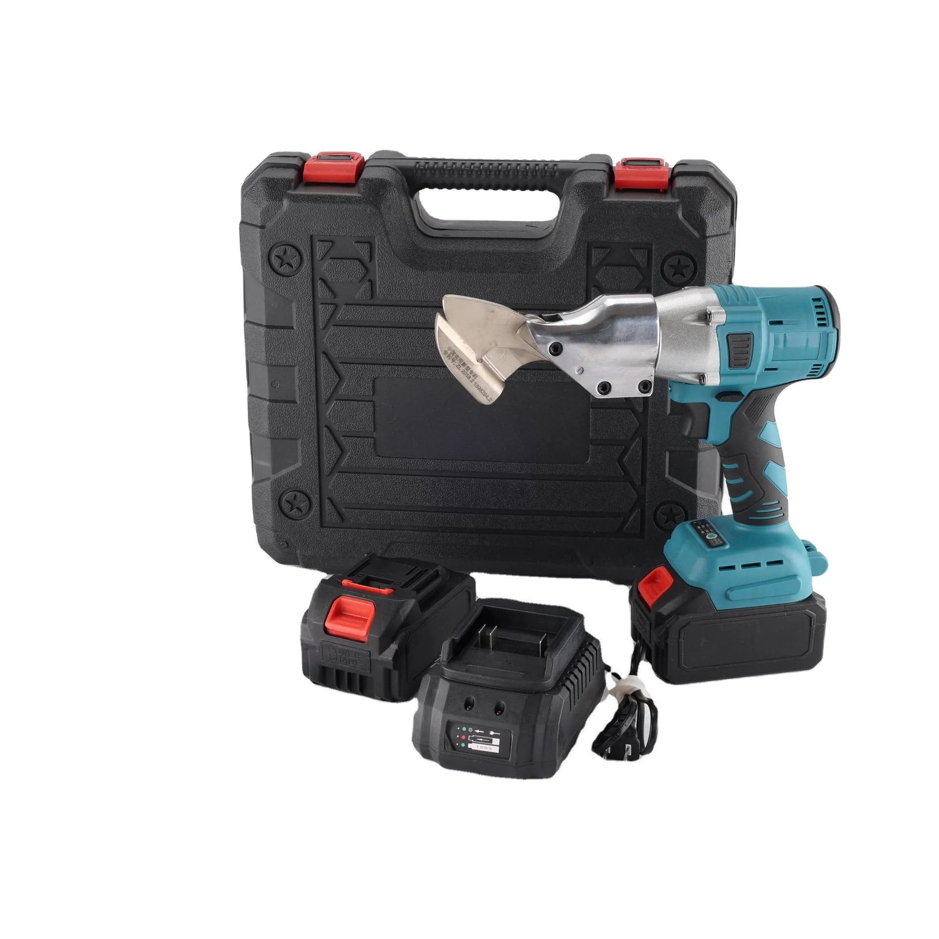 

Portable Power Rechargeable Lithium Electric Scissors Cordless Iron Sheet Shears For Metal Sheet Cutting Shearing Machines