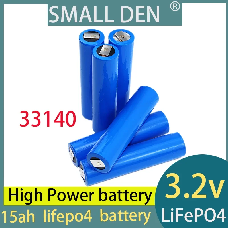 

new 3.2v 33140 3.2v 15Ah lifepo4 3.2V Cells for diy 12v 24V 36V 48V 20AH 30AH ebike e-scooter power tools Battery pack+Nickel