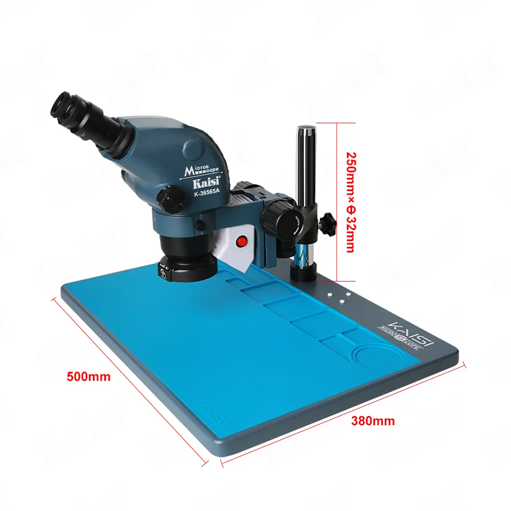 Kaisi M&P - 6565 Binocular Microscope With Big Bottom Insulation Repair Pad BxP Workbench