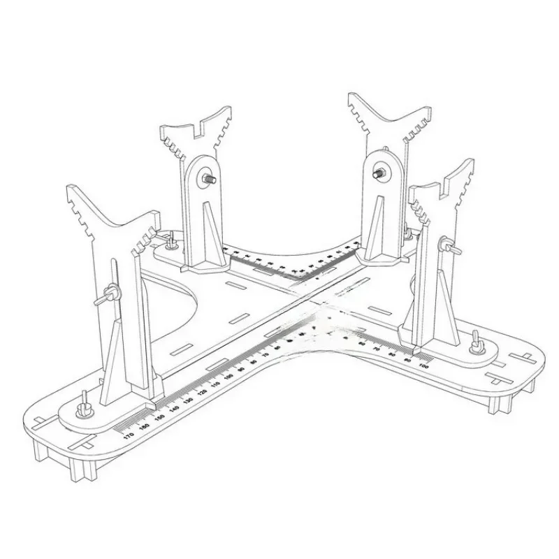 Aircraft Model Stand for Painting & Display – DIY Laminated Wood Bracket for 1:72 1:48 Scale Airplane ModelsGoods in stock 5