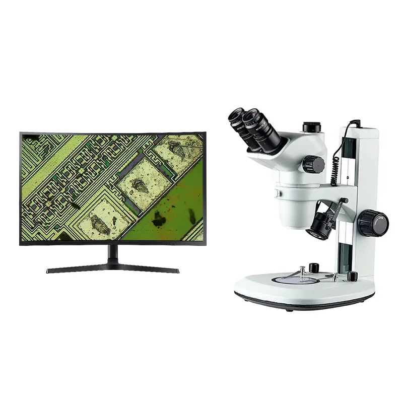 

Digital stereomicroscope SCD-TSD6745 can take pictures and measure