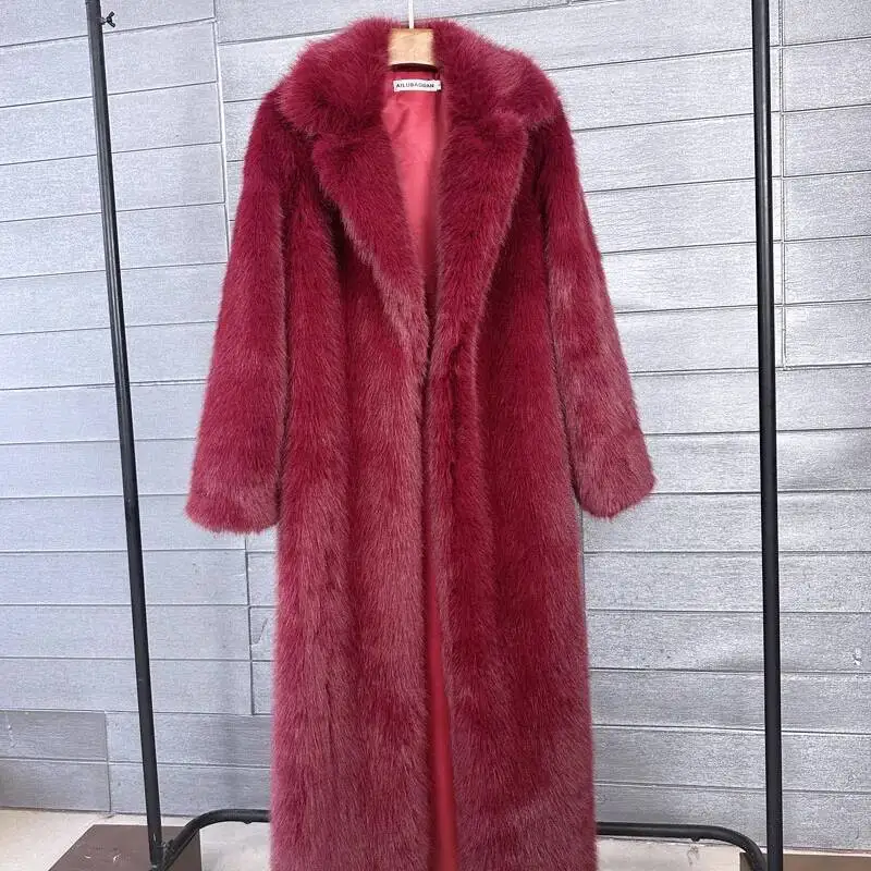 เสื้อโค้ทและเสื้อคลุมขนเทียม 2025 แฟชั่นใหม่ คุณภาพสูง เสื้อโค้ทผู้หญิง ฤดูหนาว สไตล์ปกเสื้อ ขนเทียมหนา รุ่น H320