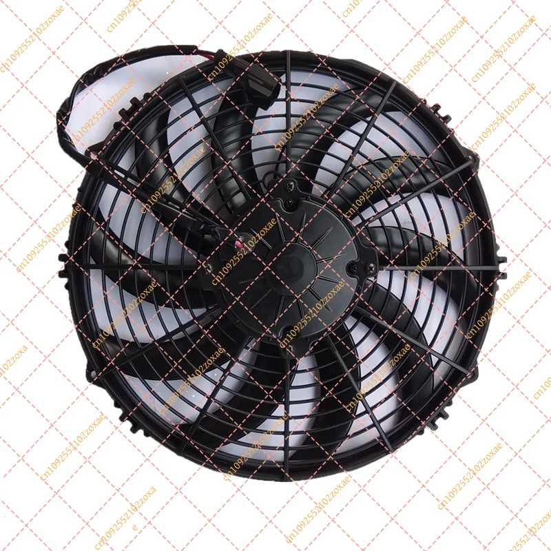 12V 190W 12 Inch Universal Cooling Fan IP68 Waterproof Radiator Fan for Truck Car Engine 2800RPM High Performance