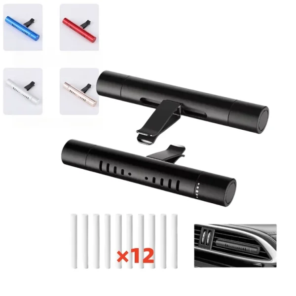 1 conjunto de ambientador de ar do carro clipe de ventilação perfume difusor de óleo essencial aroma automático ventilação de ar fragrância parfum acessório interior do carro