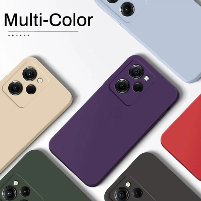 Square Full Protection Cover Liquid Silicone Phone Case For POCO X5 PRO 5G X5Pro X 5 POCOX5PRO 5G 6.67 INCH Case