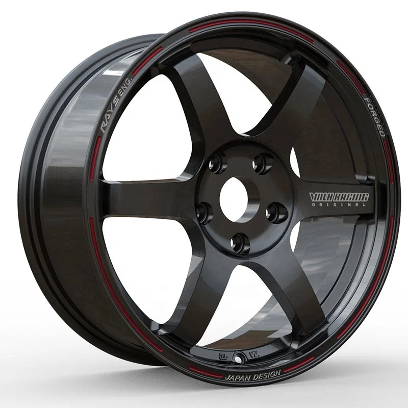 Japón diseño 15x7 17x7,5 8 agujeros 4x114,3 4x100 ruedas de coche de aluminio con Jwl Via