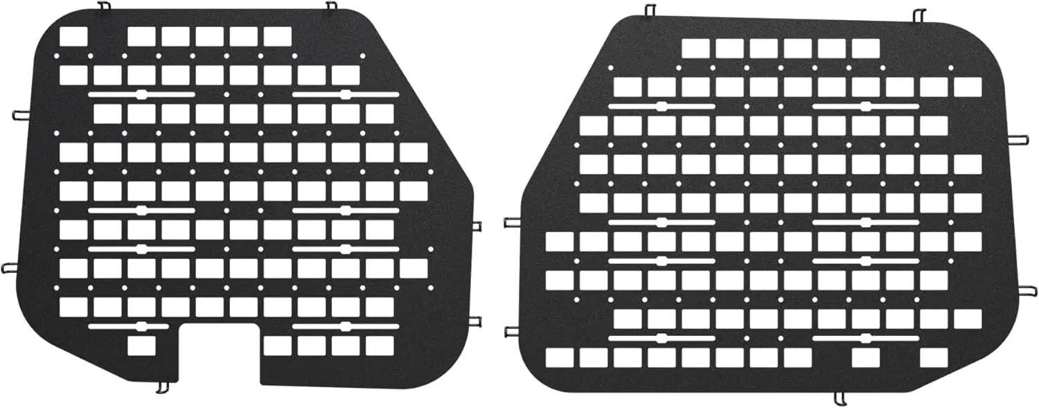 

Защитные экраны для окон фургона, подходят для задней двери Ford Transit с низкой крышей, противоугонные экраны MOLLE для окон фургона, стальные защитные сетки