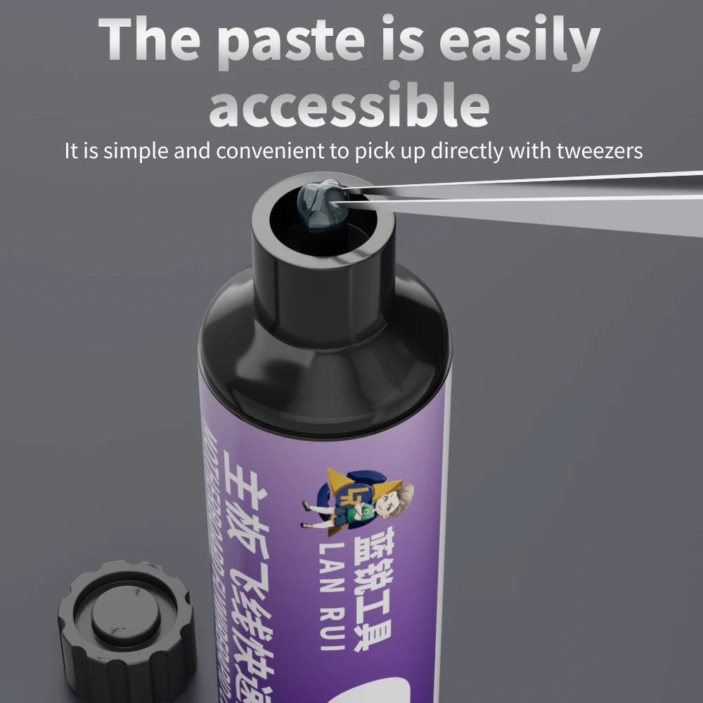 LANRUI 10CC 3-second fast curing uv curing solder mask Insulation glue for PCB motherboard repair flying wire Insulation coating