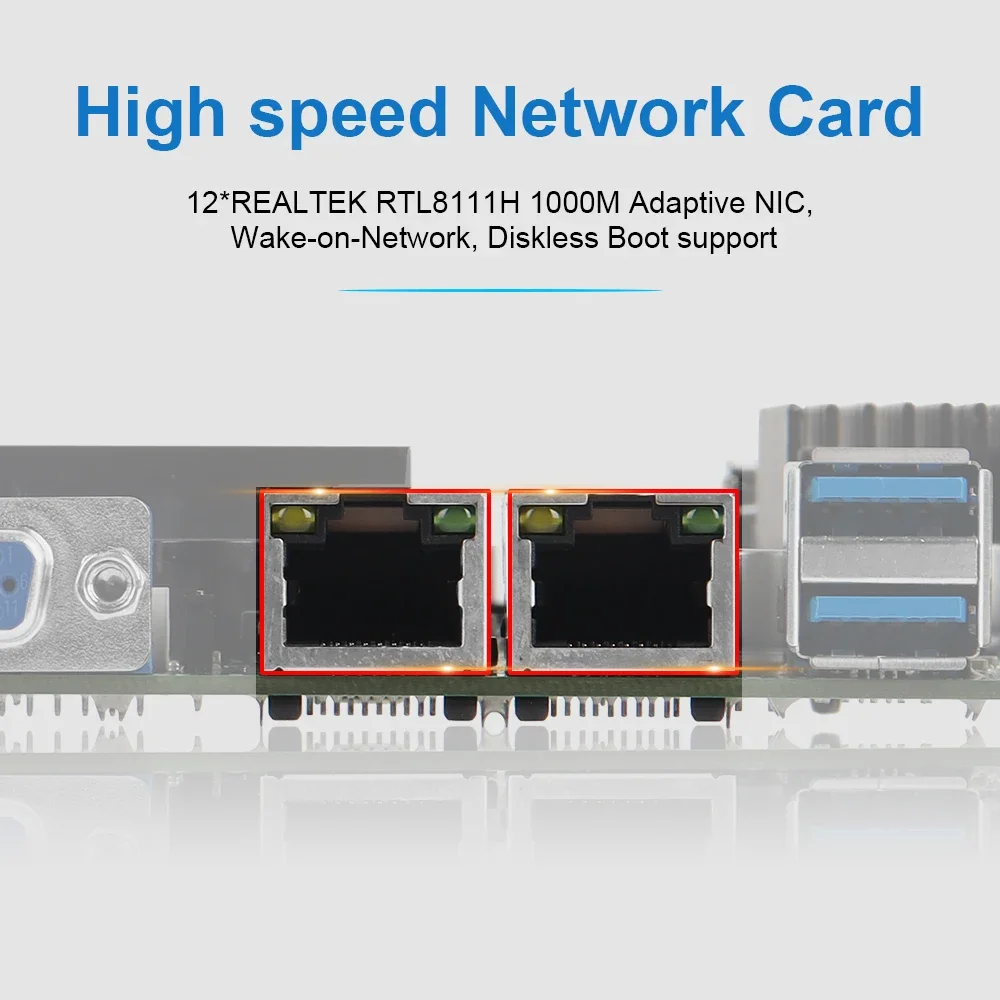 N5095 Nas 마더보드 12*7PIN SATA 1*DDR4 ~ 16GB 1000M LAN 1*M2_SSD NVME PCIE3.0 VGA HD 4K@60HZ