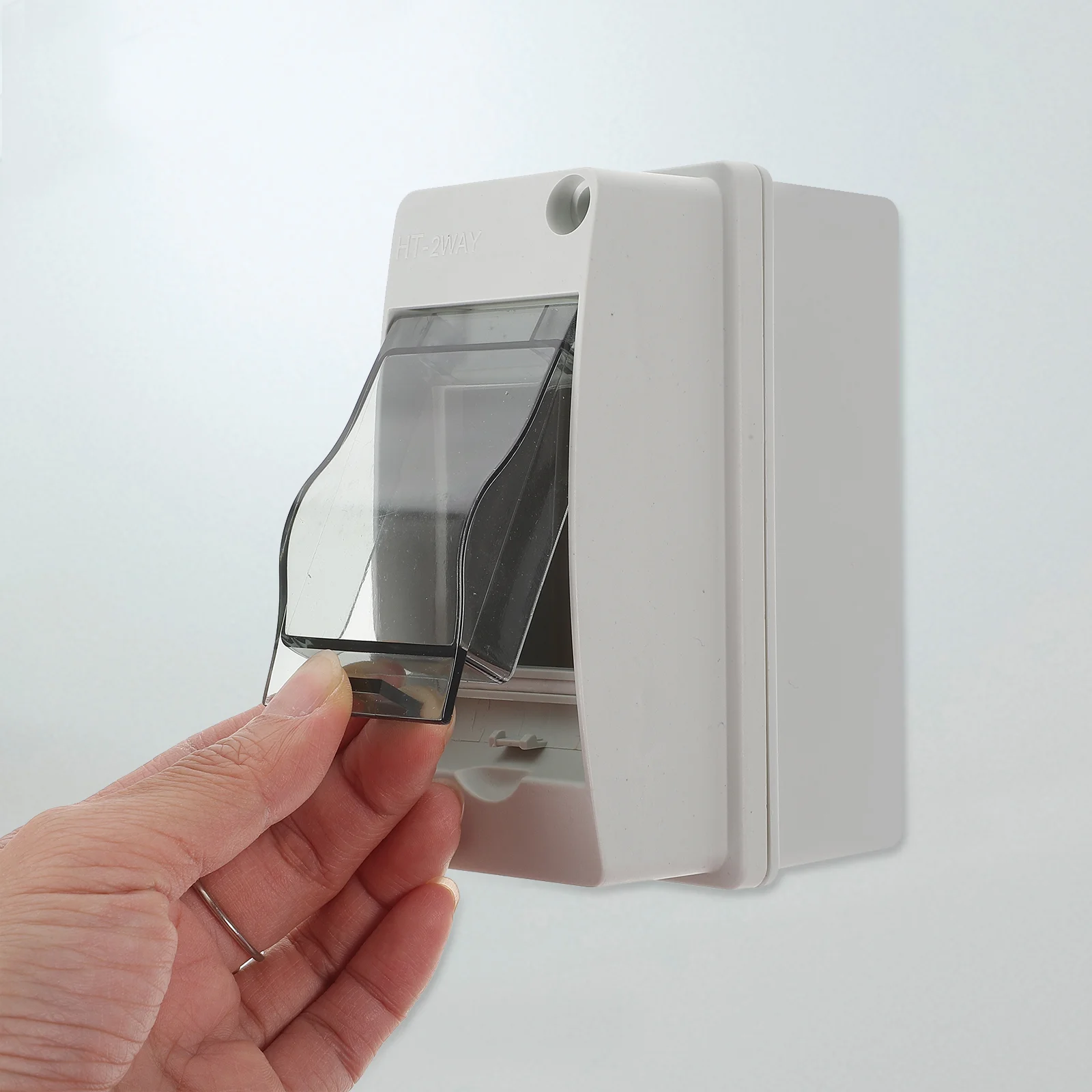 배전 보호 박스 전기 박스, 2 웨이 소비자 유닛, 플라스틱 방풍 야외 Abs