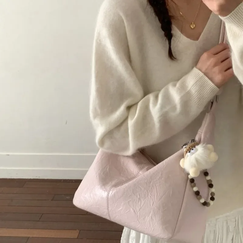 

Trendy Vintage Women Leather Bag Luxury Classic Elegant Paris Style Casual Crossbody Messenger Tote Bag