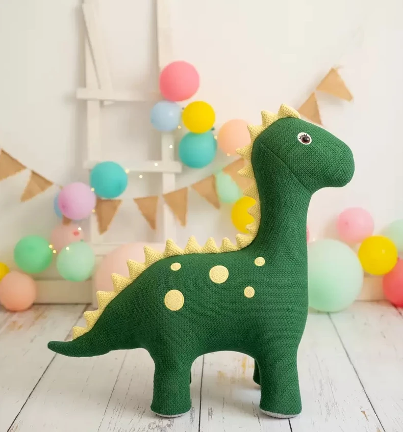 

Exclusive Patent Design Wholesale Good Quality Ride on Wooden Animal Shape Dinosaur Stool Toy for Kid's Room