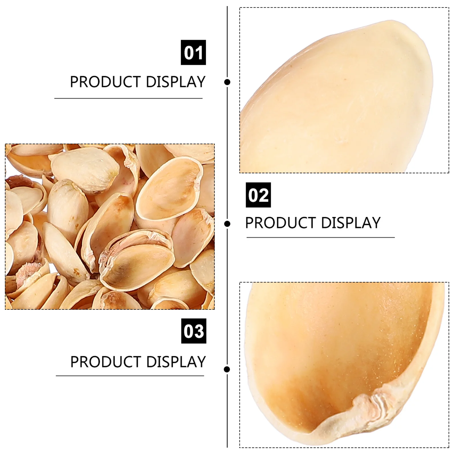 

1 Bag Creative DIY Art Supplies Premium Pistachio Shells Kids Crafts Material for Fun Educational Activities Set