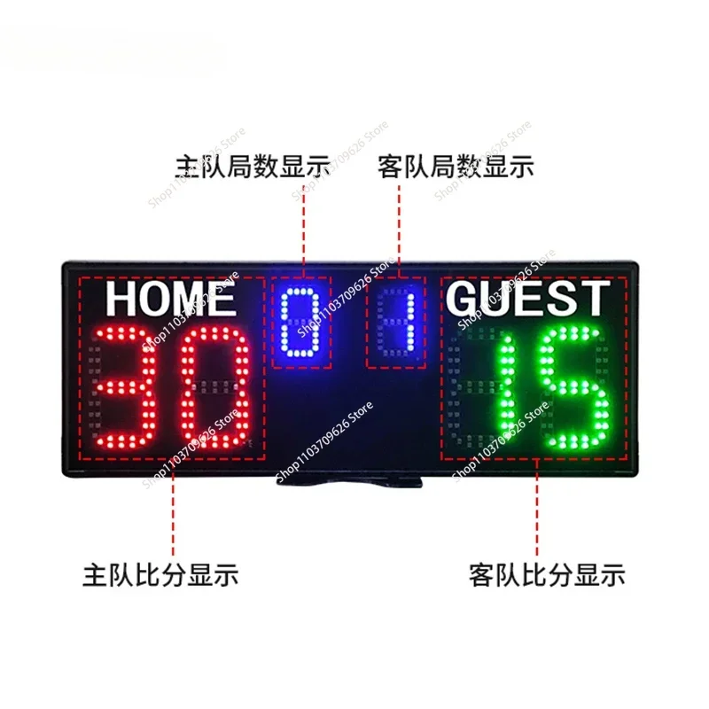 Scoreboard Electronic Portable Led Tennis Basketball With Players Names Snooker Dart Game Swimming Wifi Scoring Board