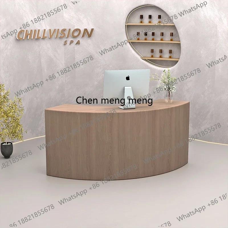 

Hot sales Counter Modern Reception Desks Display Rental Beauty White Reception Desks Stands Home Recepcion Mostrador Pulpit For