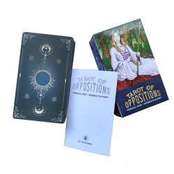 The 12CMX7CM Tarot Of Oppositions Tarot Cards with Guide Book Board Game tarot Cards for Beginners