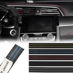 Pu leather Car Style Universal DIY Flexible Interior Moulding Trim Strips Car Accessori Decoration Braid Strip Dashboard Sticker