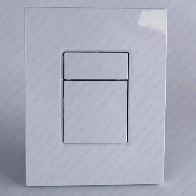 

Concealed water tank flushing panel, wall mounted toilet, concealed pneumatic double flush chrome button accessories